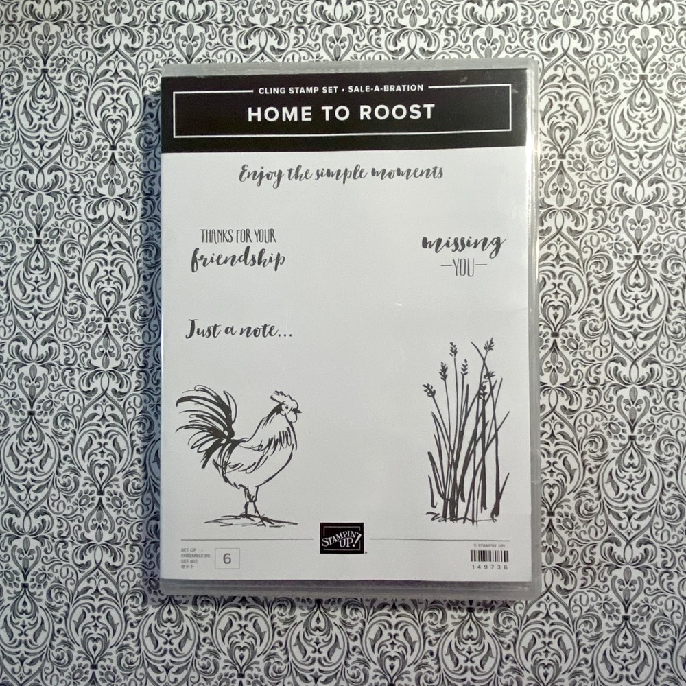 Stampin Up Home to Roost Stamp Set 6 Piece